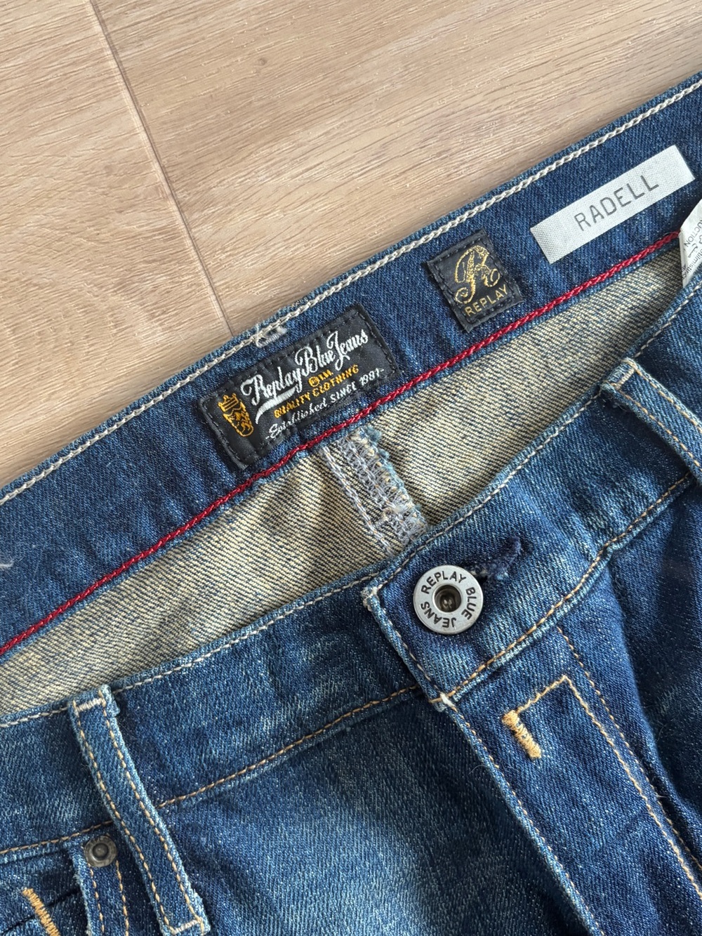 Replay Y2K Radell Low Rise Blue Faded Bootcut Jeans - Picture 3 of 9